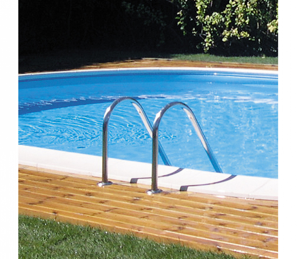 Овален басейн за вкопаване 500х300 см., h150 см.